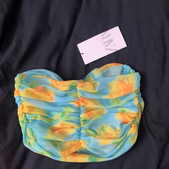 Strapless crop top - Picture 2 of 2